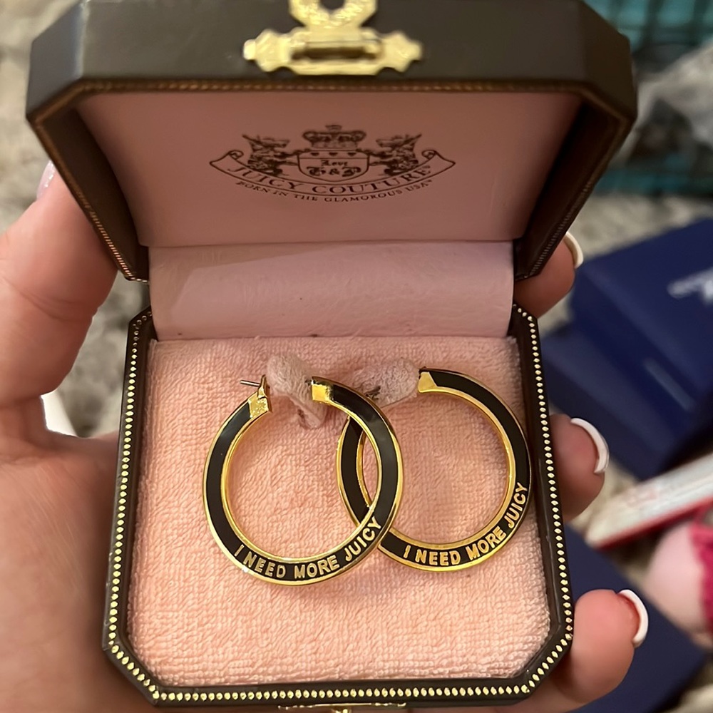 Juicy Couture Hoop Earrings